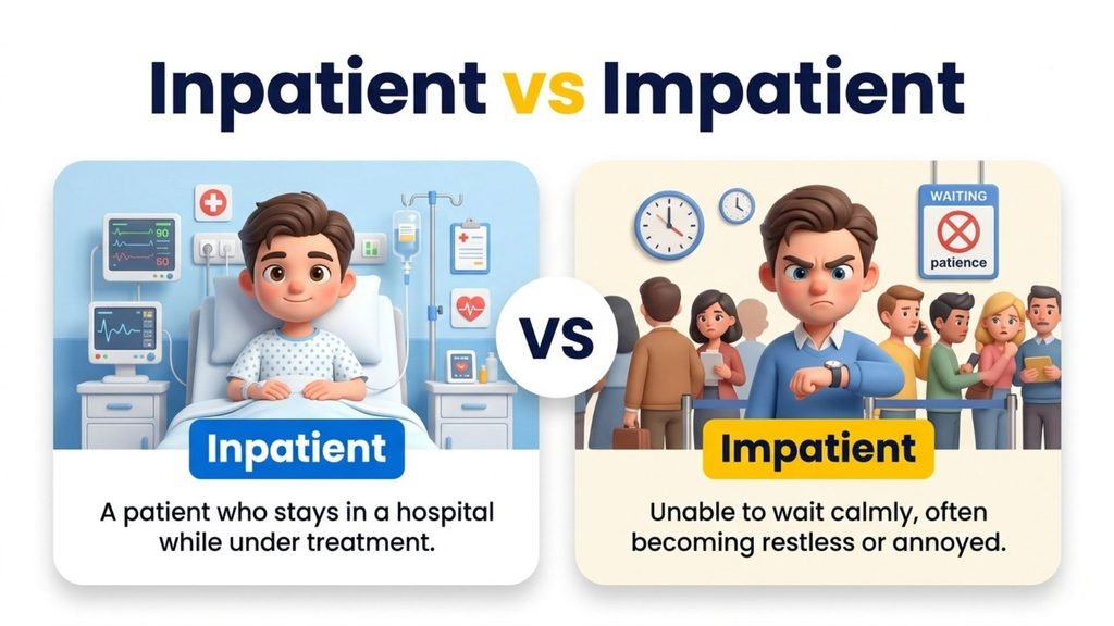 Inpatient vs Impatient Meaning
