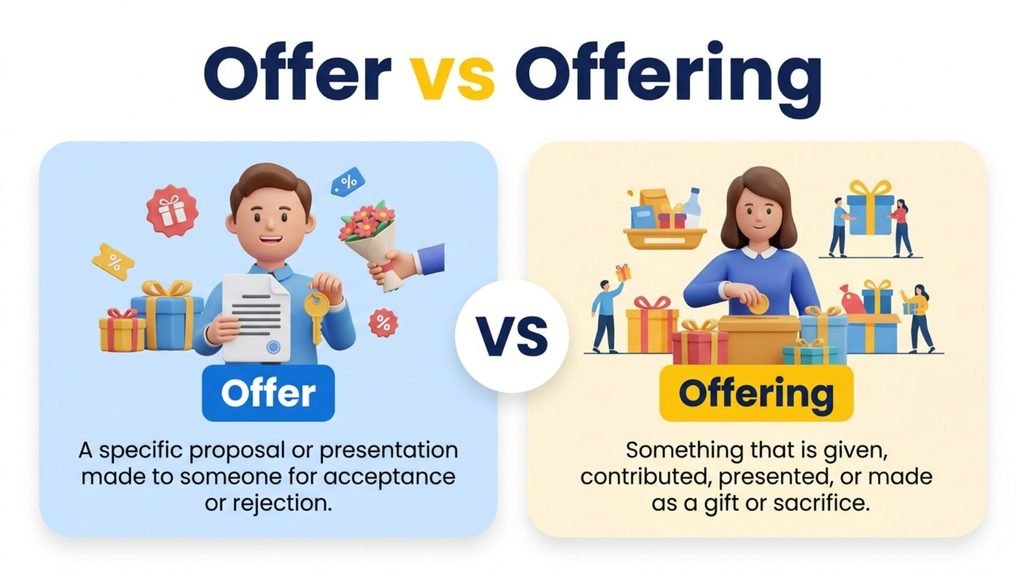 Offer and Offering
