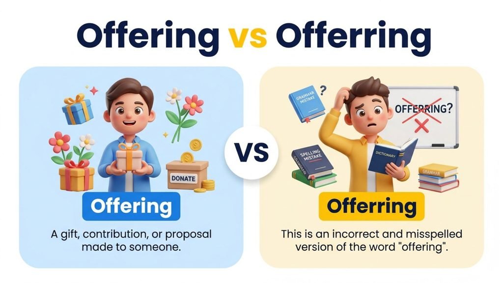 Offering vs Offerring