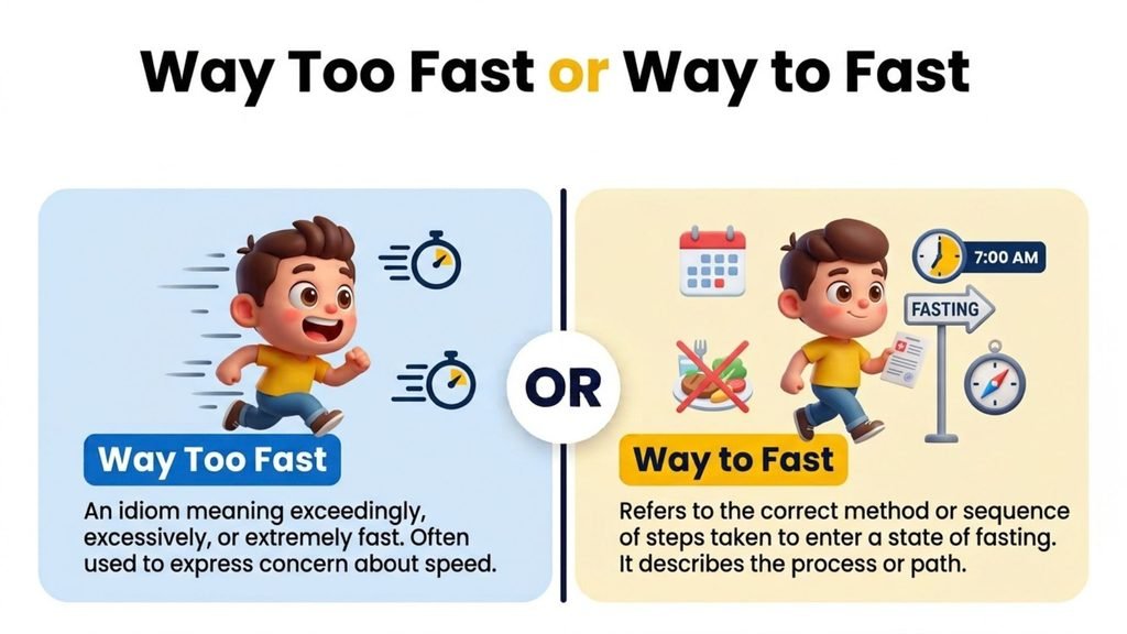 Way Too Fast or Way to Fast?
