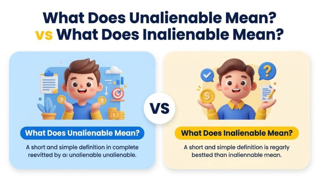What Does Unalienable Mean?