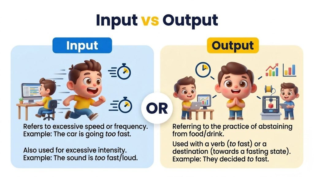 Input vs Output