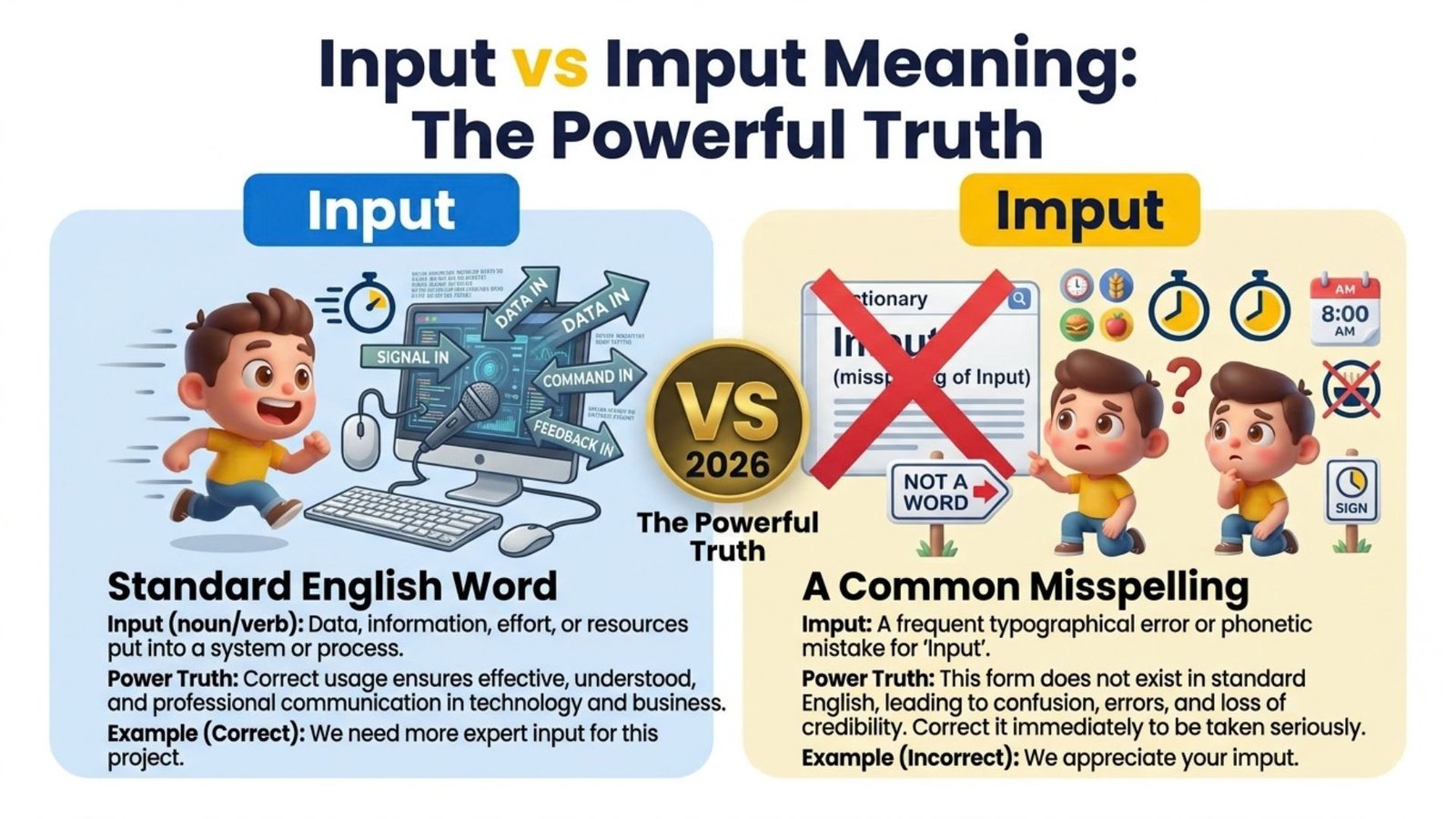 Input vs Imput Meaning: The Powerful Truth 2026