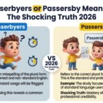 Passerbyers or Passersby Meaning