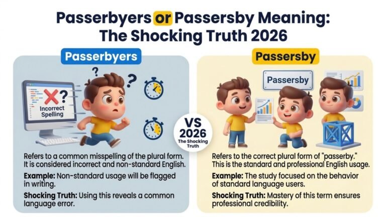Passerbyers or Passersby Meaning